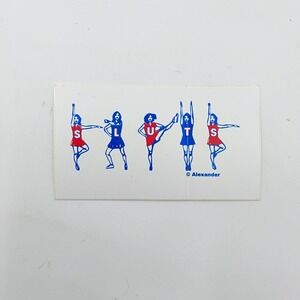 Alexander Cheerleaders Parody Sticker Vintage 1990's Streetwear Skateboarding